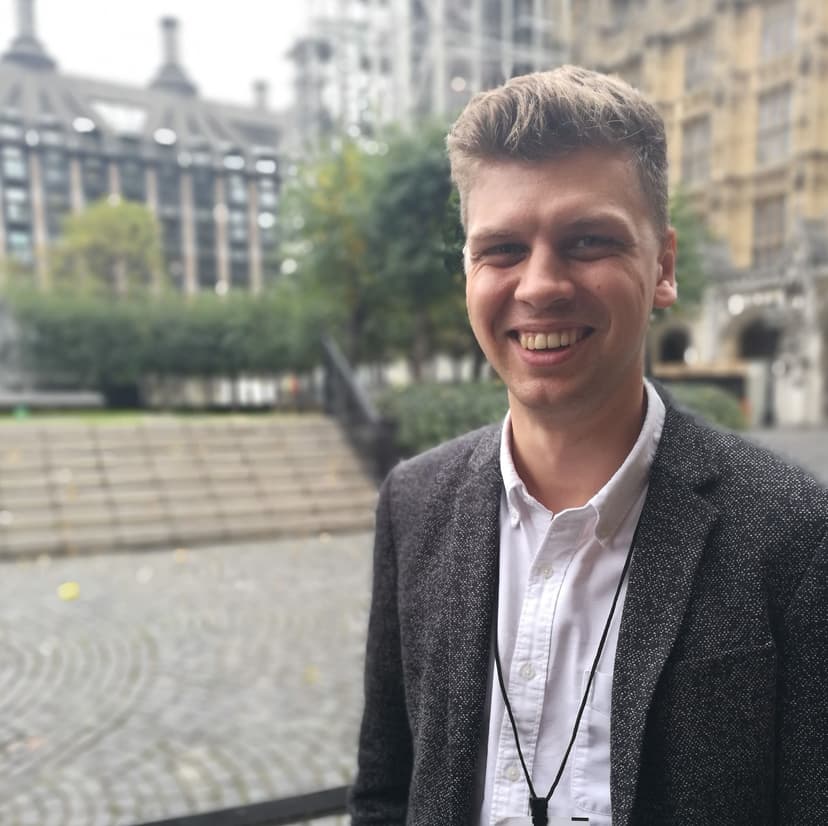 Jonty Knox visiting Westminster to meet with the UK's Investment Minister